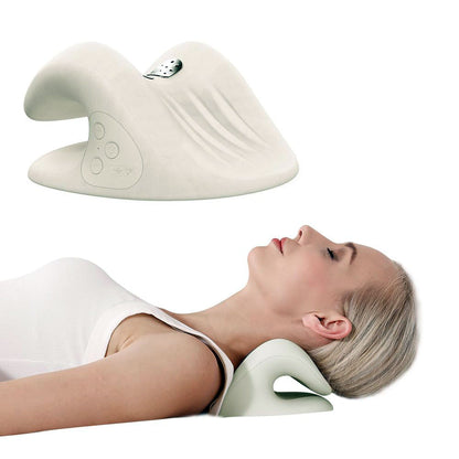 CERVICAL CHIROPRACTIC TRACTION PILLOW SPINE CORRECTION